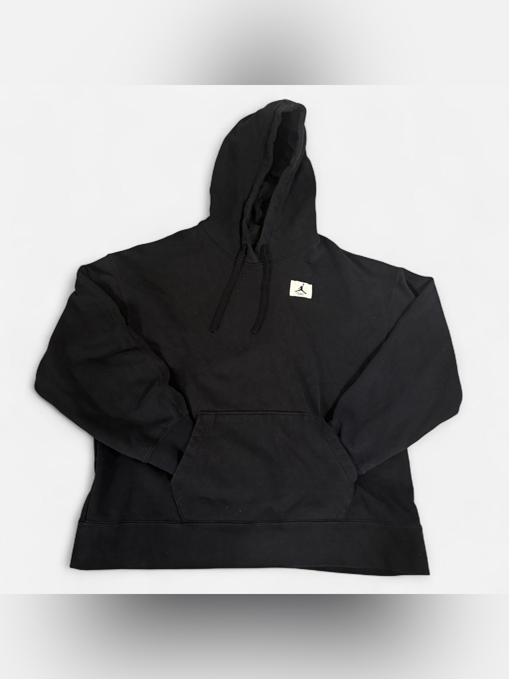 Air Jordan Flight Women's Oversized Fit Hoodie Black Size XS